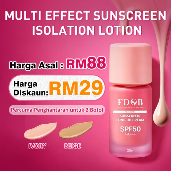 Multi effect sunscreen isolation lotion